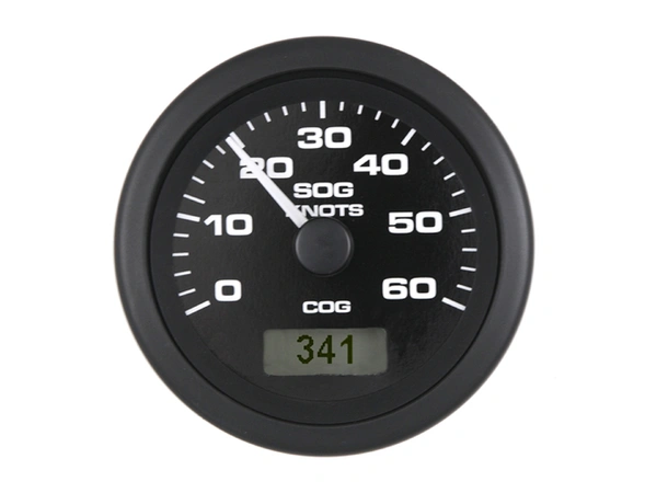 VEETHREE Fartsmåler for GPS 0-30 knop Ø3" - Premier Pro - u/ GPS